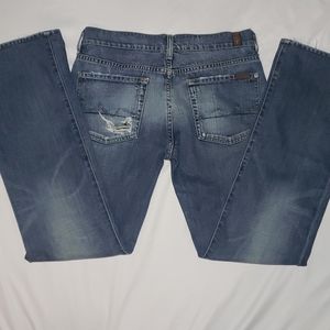 7 For All Mankind Bootcut/Boy Cut Jeans